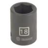 Kobalt Impact Sockets & Impact Socket Sets Metric 1/2-in Drive 18mm 6-Point Impact Socket