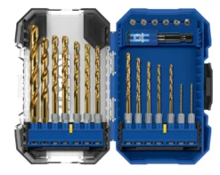 Kobalt Twist Drill Bits 21-Piece Assorted x Set Titanium Twist Drill Bit Set