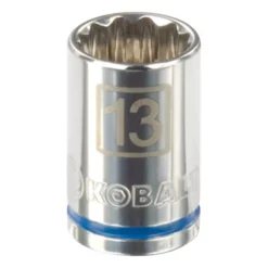 Kobalt Sockets & Socket Sets Metric 3/8-in Drive 12-point 13-mm Shallow Socket