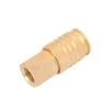 Kobalt Air Compressor Fittings Brass Coupler (F) 1/4-in Universal