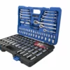 Kobalt Mechanics Tool Sets 138-Piece Standard (SAE) and Metric Combination Polished Chrome Mechanics Tool Set (1/4-in; 3/8-in)