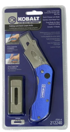 Kobalt Utility Knives 11-Blade Folding Utility Knife 7 Kobalt Utility Knives 11-Blade Folding Utility Knife -SEO title and description design 04502869