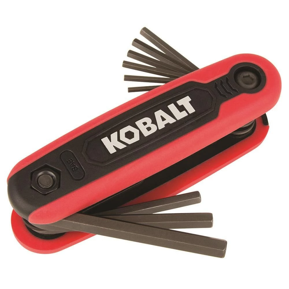 Kobalt Hex Keys & Torx Keys 9-key Standard (Sae) Folding Hex Key Set 1 Kobalt Hex Keys & Torx Keys 9-key Standard (Sae) Folding Hex Key Set