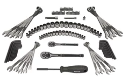 Kobalt Mechanics Tool Sets Universal 115-Piece Standard (SAE) and Metric Combination Matte Mechanics Tool Set (1/4-in; 3/8-in) -SEO title and description design 05028175