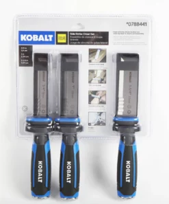 Kobalt Chisel Sets Side Strike Chisel Set 3-Pack Woodworking Chisels Set