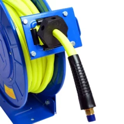 Kobalt Air Compressor Hoses 3/8-in 50-ft Poly Hybrid Air Hose with Retractable Hose Reel -SEO title and description design 07744303