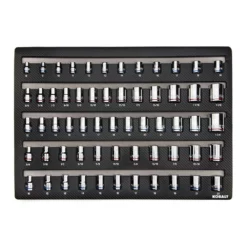 Kobalt Mechanics Tool Sets 300-Piece Standard (SAE) and Metric Combination Polished Chrome Mechanics Tool Set (1/4-in; 3/8-in) -SEO title and description design 08277540