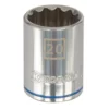 Kobalt Sockets & Socket Sets Metric 1/2-in Drive 12-point 20-mm Shallow Socket