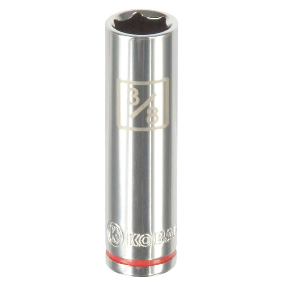 Kobalt Sockets & Socket Sets Standard (SAE) 1/4-in Drive 6-point 3/8-in Deep Socket 1 Kobalt Sockets & Socket Sets Standard (SAE) 1/4-in Drive 6-point 3/8-in Deep Socket