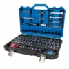 Kobalt Mechanics Tool Sets 129-Piece Standard (SAE) and Metric Combination Polished Chrome Mechanics Tool Set (1/4-in; 3/8-in)