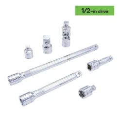 Kobalt Drive Tool & Socket Accessories 22-Piece 1/4-in, 3/8-in and 1/2-in drive tools Drive Accessory Set 8 Kobalt Drive Tool & Socket Accessories 22-Piece 1/4-in, 3/8-in and 1/2-in drive tools Drive Accessory Set -SEO title and description design 09616569