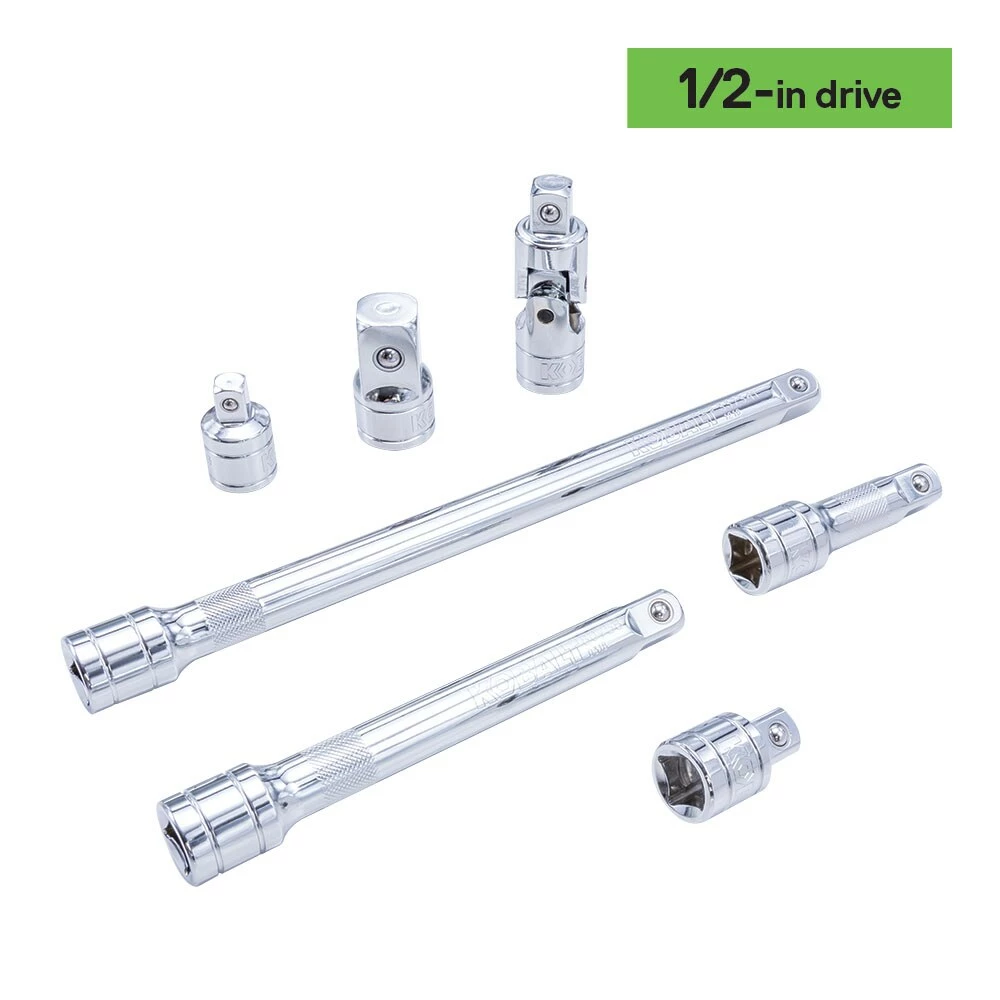 Kobalt Drive Tool & Socket Accessories 22-Piece 1/4-in, 3/8-in and 1/2-in drive tools Drive Accessory Set 4 Kobalt Drive Tool & Socket Accessories 22-Piece 1/4-in, 3/8-in and 1/2-in drive tools Drive Accessory Set - Image 4