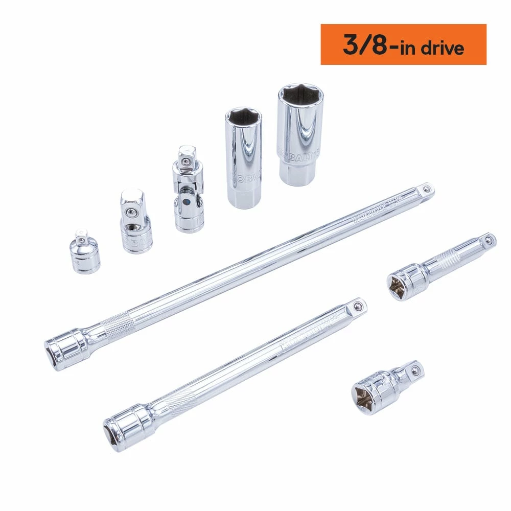 Kobalt Drive Tool & Socket Accessories 22-Piece 1/4-in, 3/8-in and 1/2-in drive tools Drive Accessory Set 3 Kobalt Drive Tool & Socket Accessories 22-Piece 1/4-in, 3/8-in and 1/2-in drive tools Drive Accessory Set - Image 3