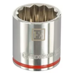 Kobalt Sockets & Socket Sets Standard (SAE) 1/2-in Drive 12-point 1-1/2-in Shallow Socket -SEO title and description design 099198852805lg