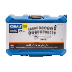 Kobalt Mechanics Tool Sets 24-Piece Standard (SAE) and Metric Combination Polished Chrome Mechanics Tool Set (3/8-in) 15 Kobalt Mechanics Tool Sets 24-Piece Standard (SAE) and Metric Combination Polished Chrome Mechanics Tool Set (3/8-in) -SEO title and description design 10340572