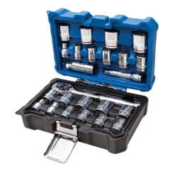 Kobalt Mechanics Tool Sets 24-Piece Standard (SAE) and Metric Combination Polished Chrome Mechanics Tool Set (3/8-in) 16 Kobalt Mechanics Tool Sets 24-Piece Standard (SAE) and Metric Combination Polished Chrome Mechanics Tool Set (3/8-in) -SEO title and description design 10340574