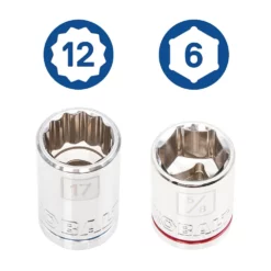 Kobalt Mechanics Tool Sets 64-Piece Standard (SAE) and Metric Combination Polished Chrome Mechanics Tool Set (1/4-in; 3/8-in; 1/2-in;) -SEO title and description design 10374018