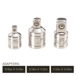 Kobalt Socket Adapters 3-Piece Socket Adapter Set 6 Kobalt Socket Adapters 3-Piece Socket Adapter Set -SEO title and description design 10732694