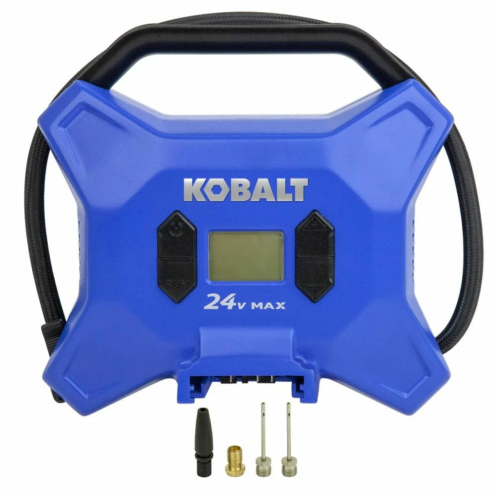Kobalt Air Inflators Kobalt 24 Volt cordless high pressure inflator 24-Volt Lithium Ion (Li-Ion) Air Inflator (Power Source: Battery) 3 Kobalt Air Inflators Kobalt 24 Volt cordless high pressure inflator 24-Volt Lithium Ion (Li-Ion) Air Inflator (Power Source: Battery) - Image 3