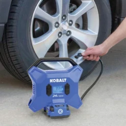 Kobalt Air Inflators Kobalt 24 Volt cordless high pressure inflator 24-Volt Lithium Ion (Li-Ion) Air Inflator (Power Source: Battery) 15 Kobalt Air Inflators Kobalt 24 Volt cordless high pressure inflator 24-Volt Lithium Ion (Li-Ion) Air Inflator (Power Source: Battery) -SEO title and description design 11621570