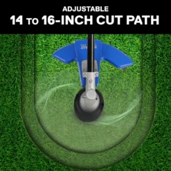 Kobalt Cordless Electric String Trimmers 40-Volt Max 16-in Straight Cordless String Trimmer with Attachment Capable and (Battery Included) -SEO title and description design 12085940