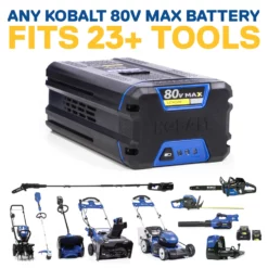 Kobalt Cordless Electric Chainsaws 80-Volt Max 18-in Brushless Cordless Electric Chainsaw 5 Ah (Battery & Charger Included) -SEO title and description design 12158301