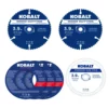 Kobalt Circular Saw Blades 6-Pack 4-in Set High-speed Steel Circular Saw Blade Set