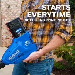 Kobalt Cordless Electric String Trimmers 40-Volt Max 16-in Straight Cordless String Trimmer with Attachment Capable and (Battery Included) -SEO title and description design 12534905