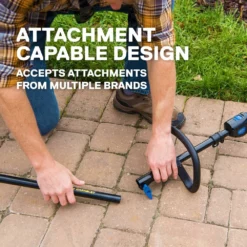 Kobalt Cordless Electric String Trimmers 40-Volt Max 16-in Straight Cordless String Trimmer with Attachment Capable and (Battery Included) -SEO title and description design 12534906