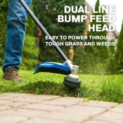 Kobalt Cordless Electric String Trimmers 40-Volt Max 16-in Straight Cordless String Trimmer with Attachment Capable and (Battery Included) -SEO title and description design 12534908