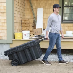 Kobalt Portable Tool Boxes 45-in Black Plastic Wheels Lockable Tool Box -SEO title and description design 14861339 scaled