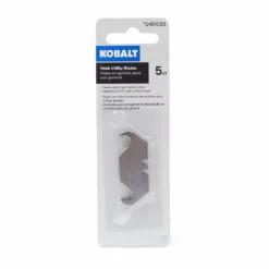 Kobalt Replacement Utility Blades Carbon Steel Hook Utility Razor Blade(5-Pack)