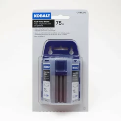 Kobalt Replacement Utility Blades Carbon Steel Hook Utility Razor Blade(75-Pack)