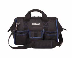 Kobalt Tool Bags Blue Black Polyester 18-in Cargo Bag