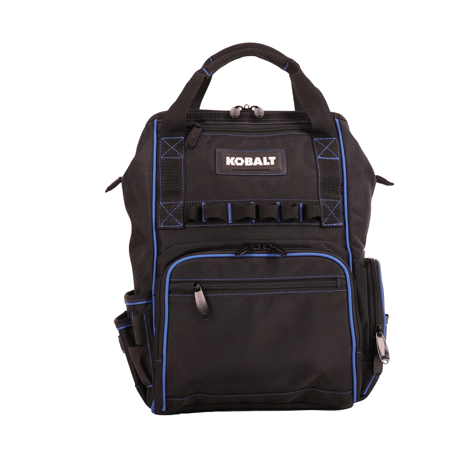Kobalt Tool Bags Blue Black Polyester 11.5-in Backpack 1 Kobalt Tool Bags Blue Black Polyester 11.5-in Backpack