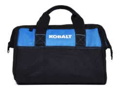 Kobalt Tool Bags Black/Blue Polyester 12-in Tool Bag