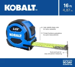 Kobalt Tape Measures Tape measure 16-ft Tape Measure 8 Kobalt Tape Measures Tape measure 16-ft Tape Measure -SEO title and description design 16463695