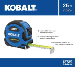 Kobalt Tape Measures Tape measure 25-ft Magnetic Tape Measure -SEO title and description design 16463831