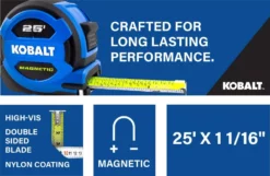 Kobalt Tape Measures Tape measure 25-ft Magnetic Tape Measure -SEO title and description design 16463832