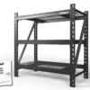 Kobalt Freestanding Shelving Units 48-in W x 24-in D x 47-in H 3-Tier Heavy Duty Steel Utility