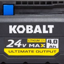 Kobalt Power Tool Batteries & Chargers Ultimate Output 24-Volt Max 4 Amp-Hour Lithium Power Tool Battery -SEO title and description design 16994371