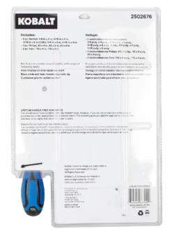 Kobalt Screwdrivers 10-Piece Plastic Handle Magnetic Set Screwdriver Set 10 Kobalt Screwdrivers 10-Piece Plastic Handle Magnetic Set Screwdriver Set -SEO title and description design 17117347