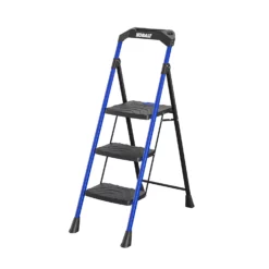 Kobalt Step Stools 3-Step 300-lb Capacity Black Steel Foldable Step Stool -SEO title and description design 17787988