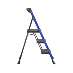 Kobalt Step Stools 3-Step 300-lb Capacity Black Steel Foldable Step Stool -SEO title and description design 17787989