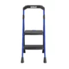 Kobalt Step Stools 2-Step 300-lb Capacity Black Steel Foldable Step Stool