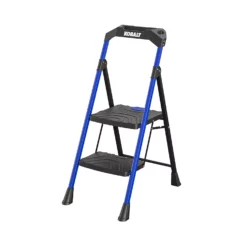 Kobalt Step Stools 2-Step 300-lb Capacity Black Steel Foldable Step Stool -SEO title and description design 17788045