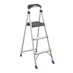 Kobalt Step Stools 3-Step 250-lb Capacity Aluminum Foldable Step Stool -SEO title and description design 17788333