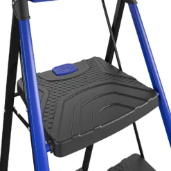 Kobalt Step Stools 3-Step 300-lb Capacity Black Steel Foldable Step Stool -SEO title and description design 17788342