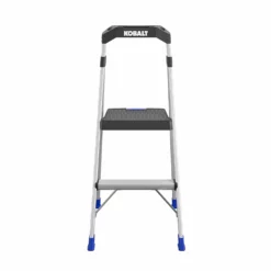 Kobalt Step Stools 2-Step 250-lb Capacity Aluminum Foldable Step Stool