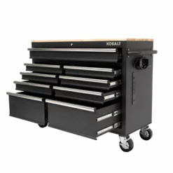 Kobalt Work Benches 46.1-in W x 37.2-in H 9-Drawer Rubber Work Bench -SEO title and description design 17902368 scaled